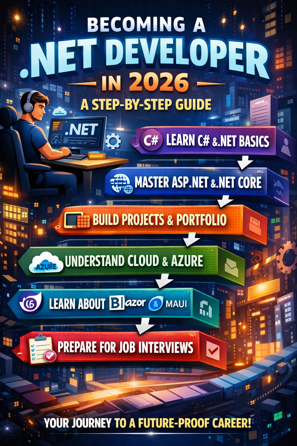 Becoming a .NET Developer in 2026: A Step-by-Step&nbsp;Guide